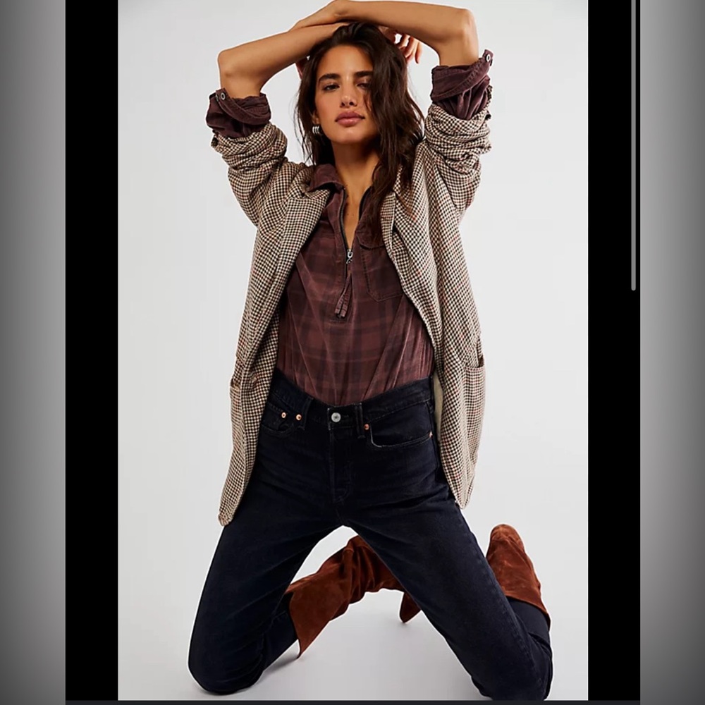 We the free polar pullover blazer